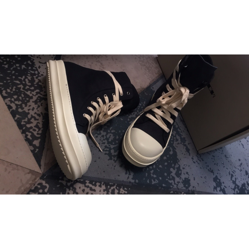 Rick Owens  Drkshdw Ramones Cargo Sneakers Black