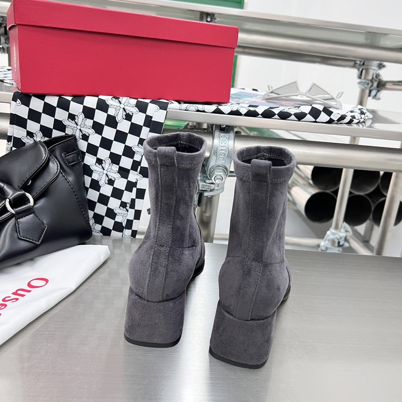 Ouseleer Slip-on Ankle Boots Grey