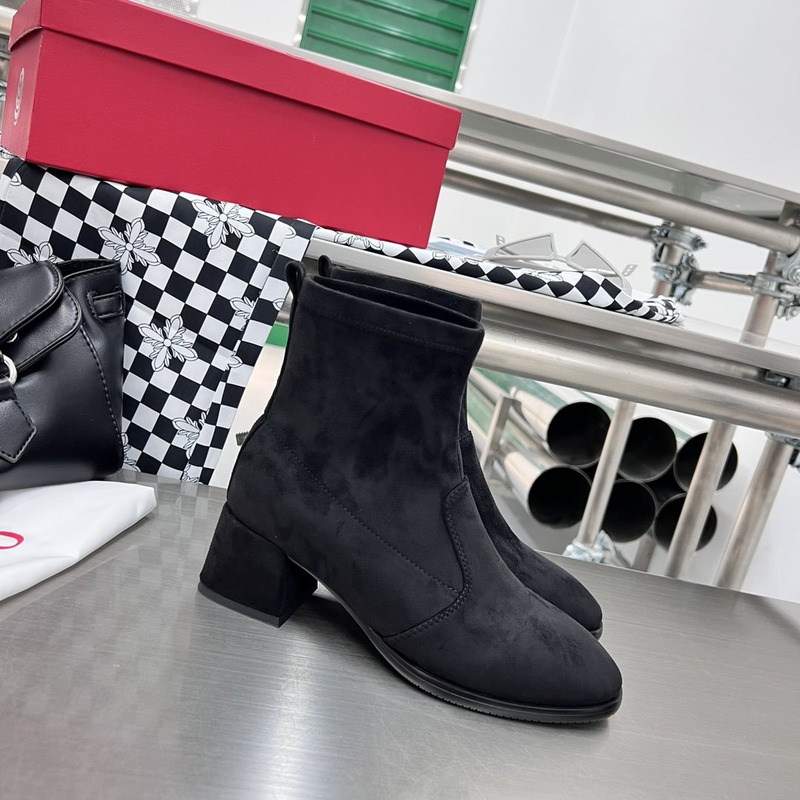 Ouseleer Slip-on Ankle Boots Black