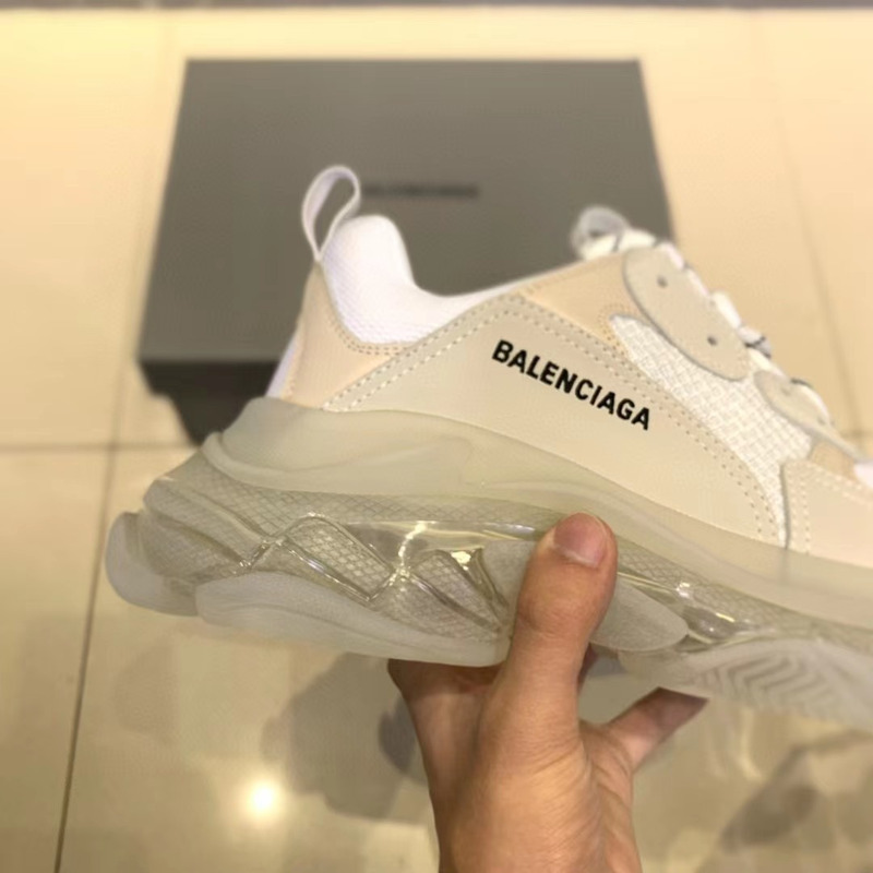 Ba*len*cia*ga triple s bubble sole sneakers