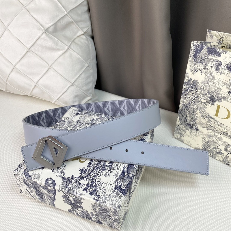 d*or gray cd Di*m*nd canvas and smooth calfskin silver