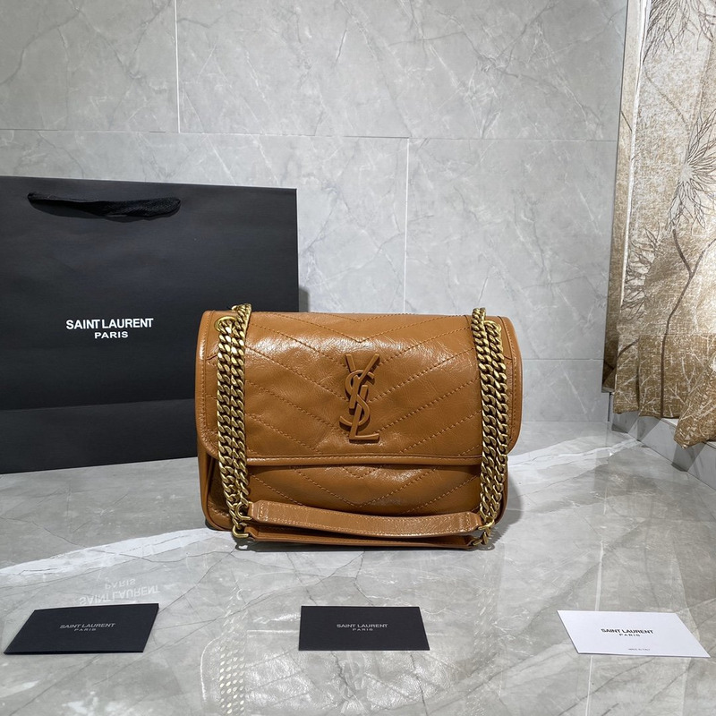 Saint Laurent Niki Baby Small Leather Shoulder Bag