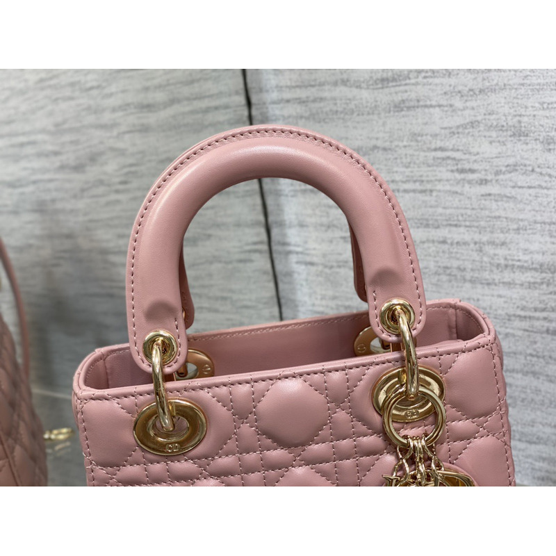 D*or lady D*or pink bag small