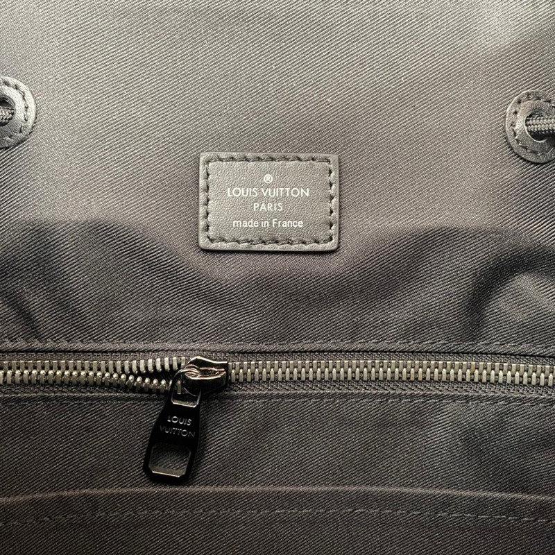 l**is V*t*n christopher  reverse monogram eclipse backpack bag black mm