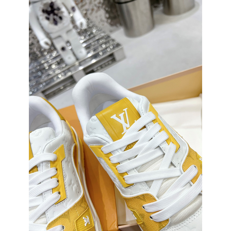 l**is V*t*n lv trainer sneaker yellow
