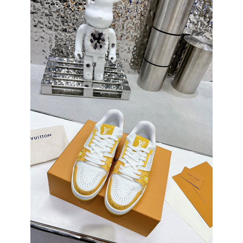 l**is V*t*n lv trainer sneaker yellow