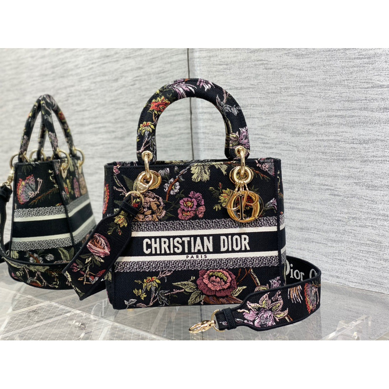 D*or flower patterns casual style unisex street style