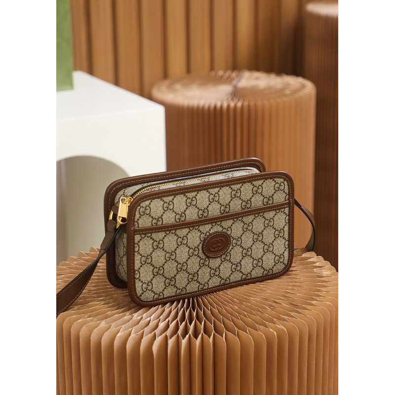 G*u*i mini bag with intercking g