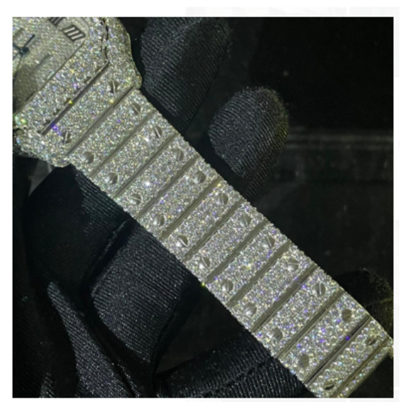 Cartier Santos Iced Out 2022 - WSSA0018