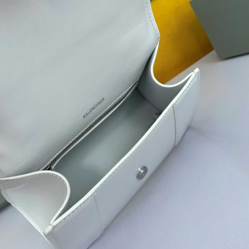 Ba*len*cia*ga hourglass xs tote white
