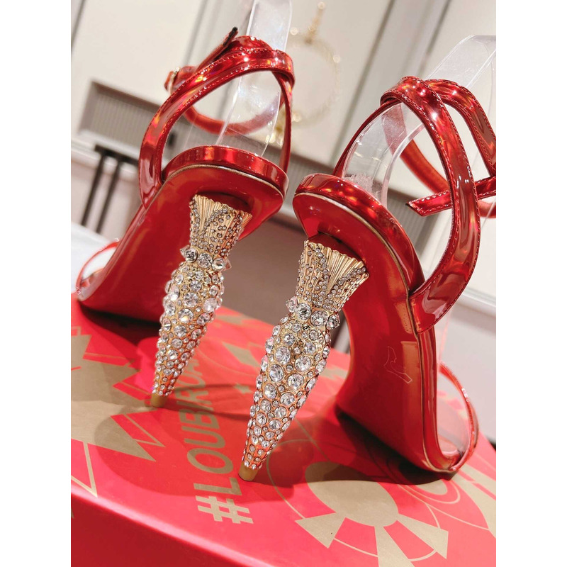 Ch**an louboutin women lipstrass queen red