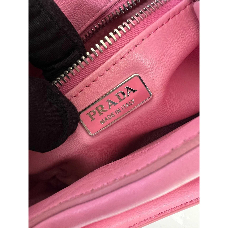 Pra*a moon padded nappa bag pink