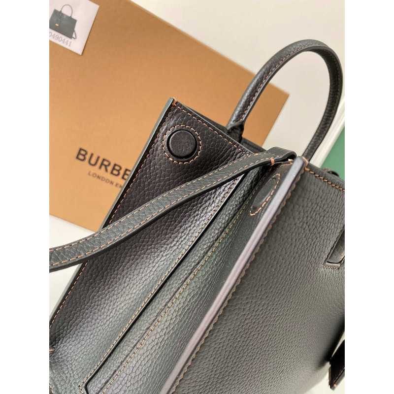 B**rry frances mini leather tote bag black