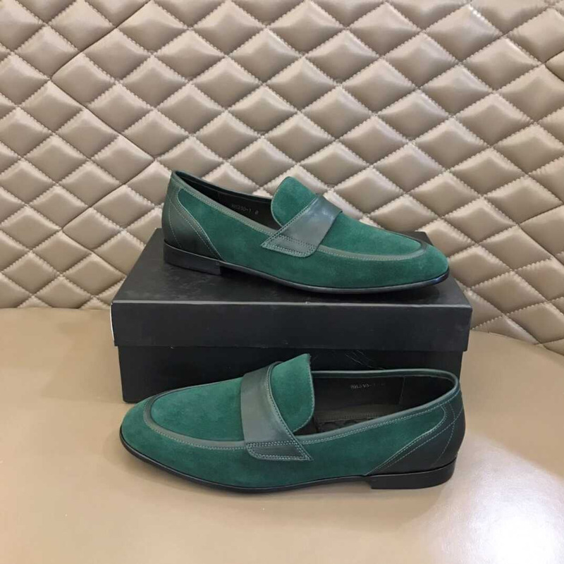 Dolce & Gabbana Antibes Emerald Patina Shoes