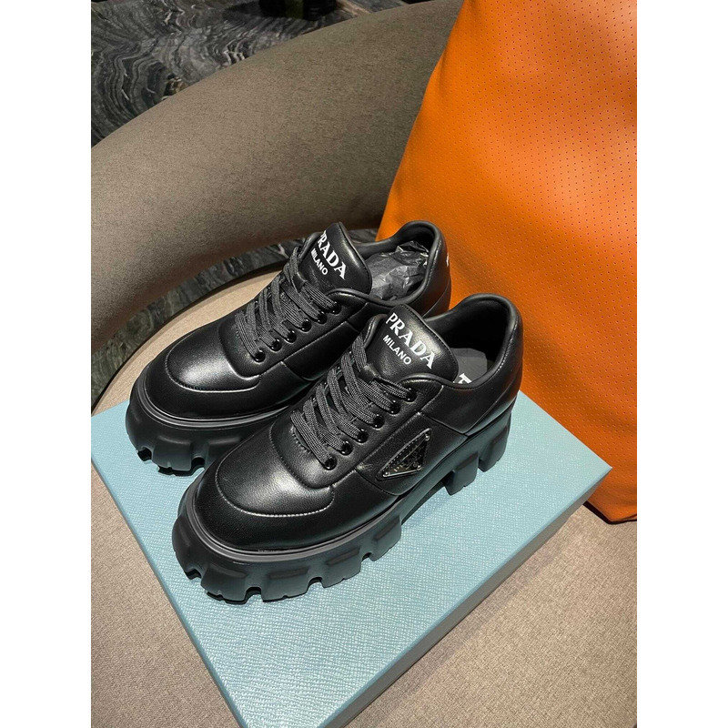 Pra*a soft lined  lace-up shoes