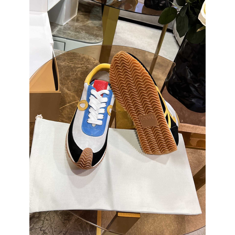 Loewe Flow Runner Logo Sneakers Blue&Yellow