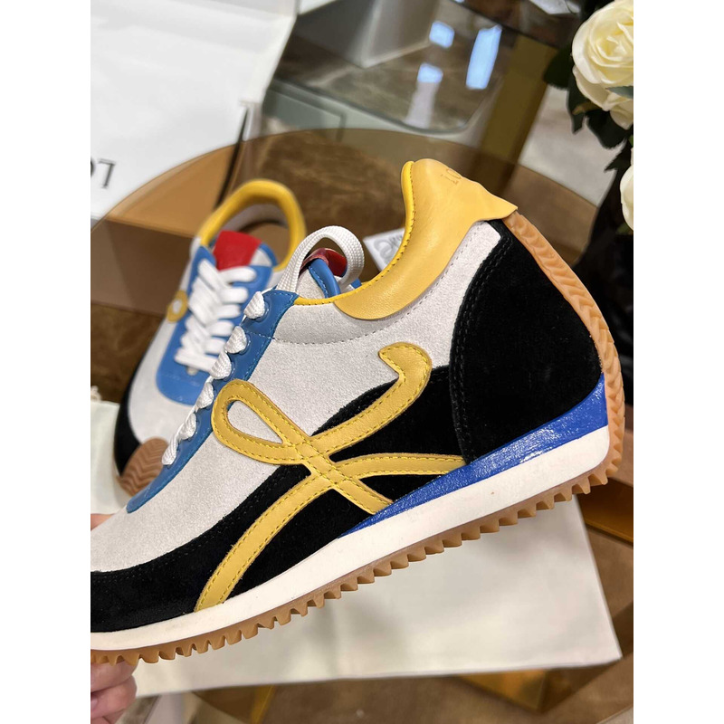 Loewe Flow Runner Logo Sneakers Blue&Yellow