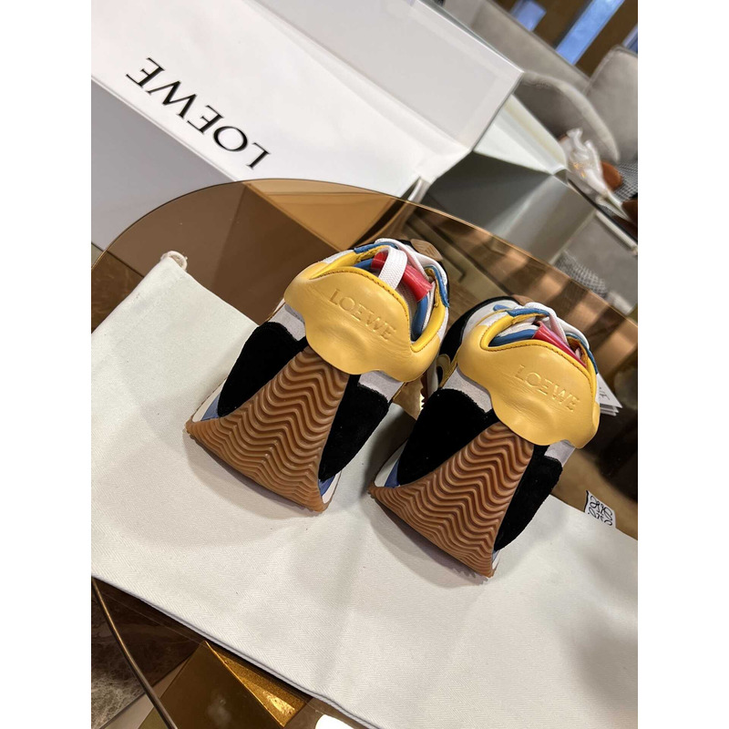 Loewe Flow Runner Logo Sneakers Blue&Yellow