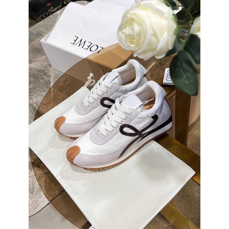 Loewe Flow Runner Logo Sneakers White&Black
