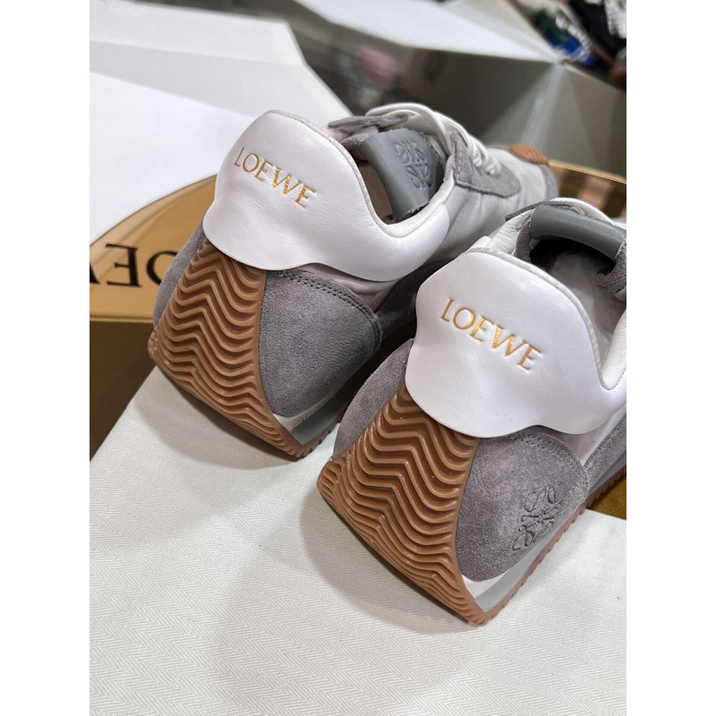 Loewe Flow Runner Logo Sneakers White&Grey