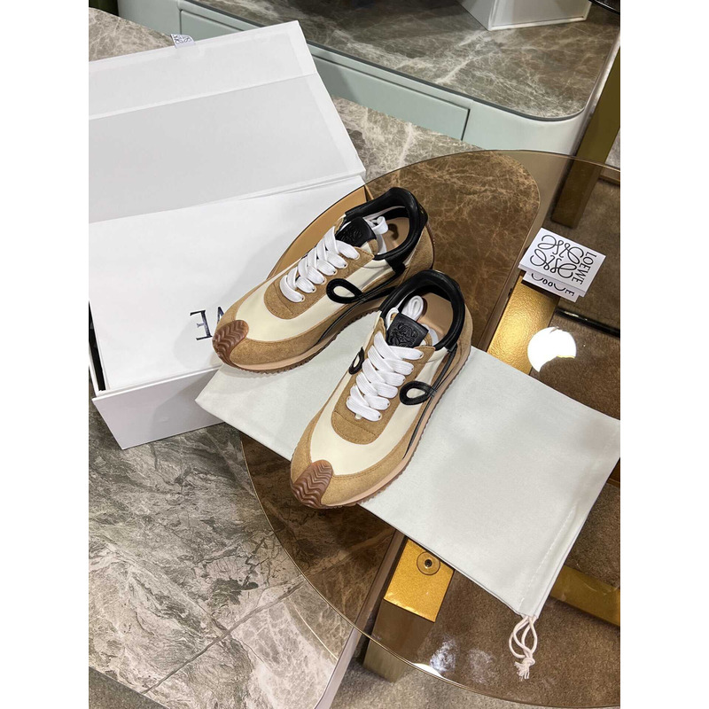 Loewe Flow Runner Logo Sneakers Black&Brown