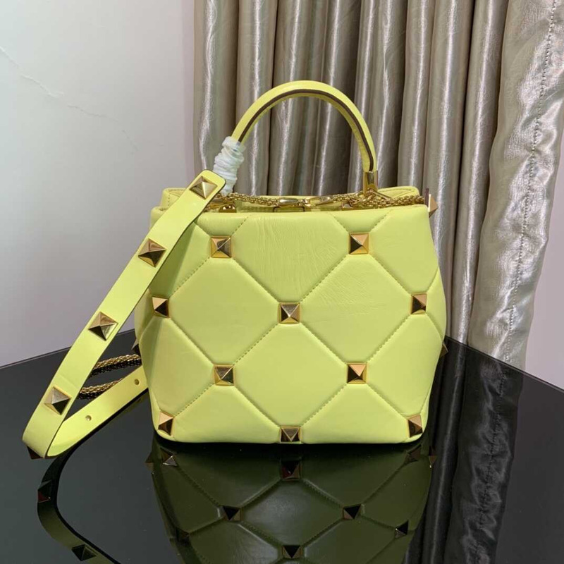 Valentino Garavani Roman Stud Bag Yellow
