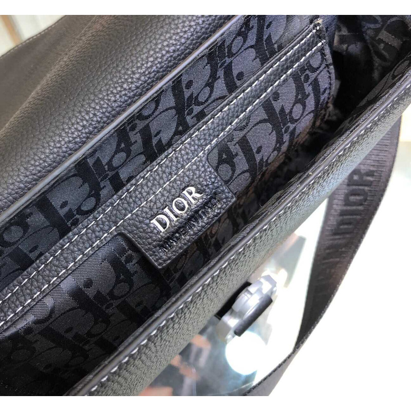 D*or saddle messenger bag black