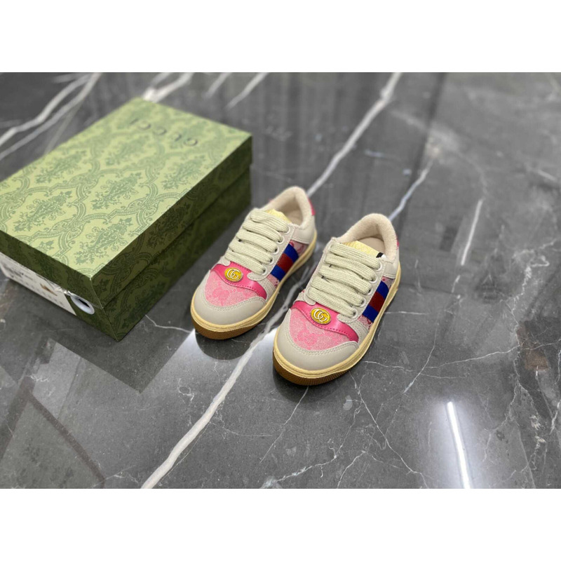 G*u*i kids gg sneakers pink