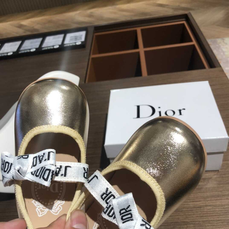 D*or kids miss b ballet flat gold