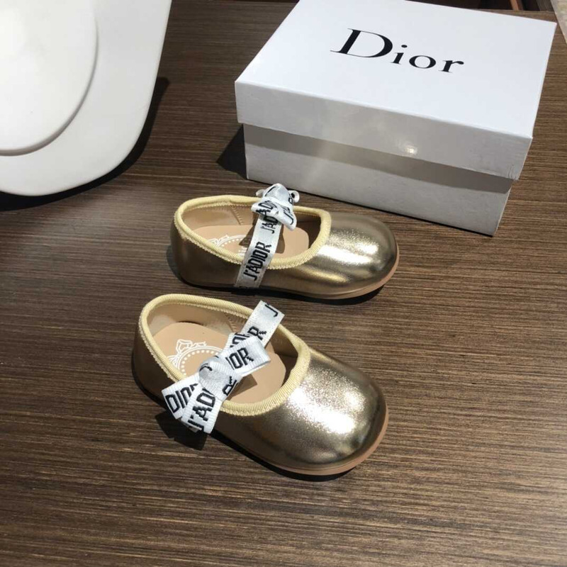 D*or kids miss b ballet flat gold