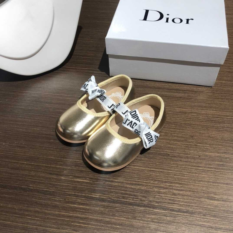 D*or kids miss b ballet flat gold