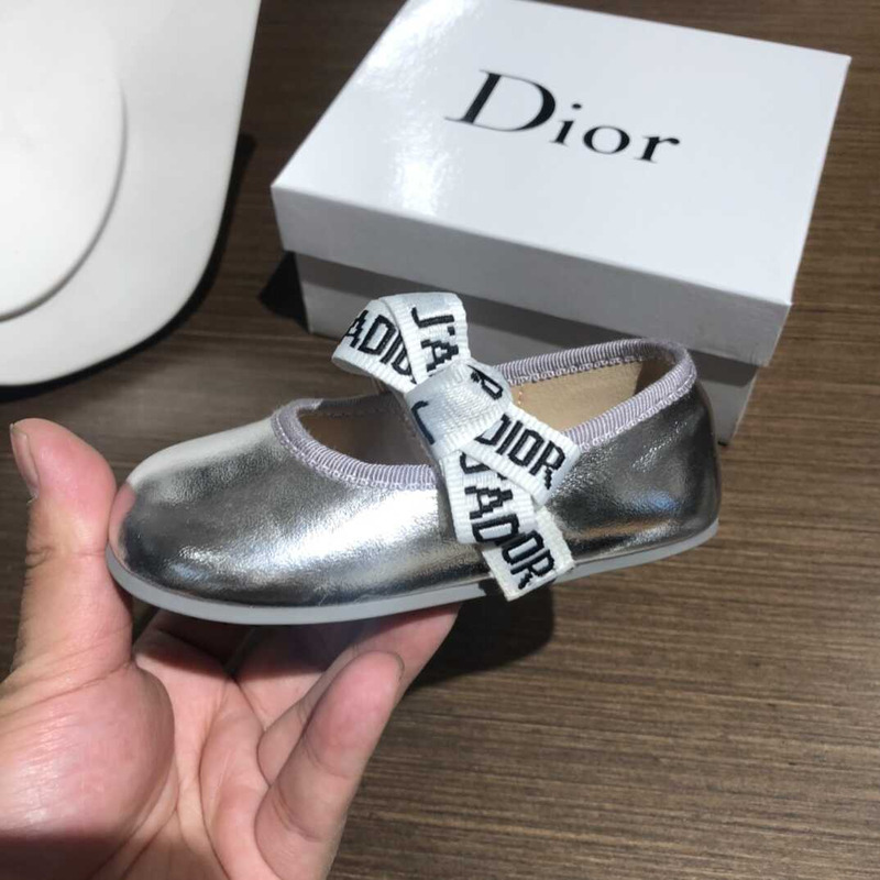 D*or kids miss b ballet flat silver