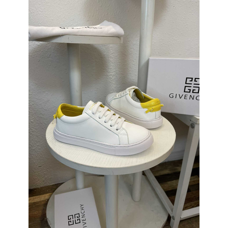 Givenchy Kids White&Yellow Sneakers