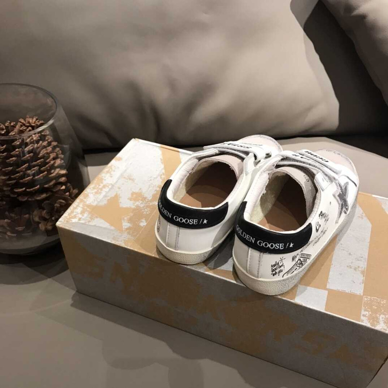 ggdb kids  S*per-star white sneakers