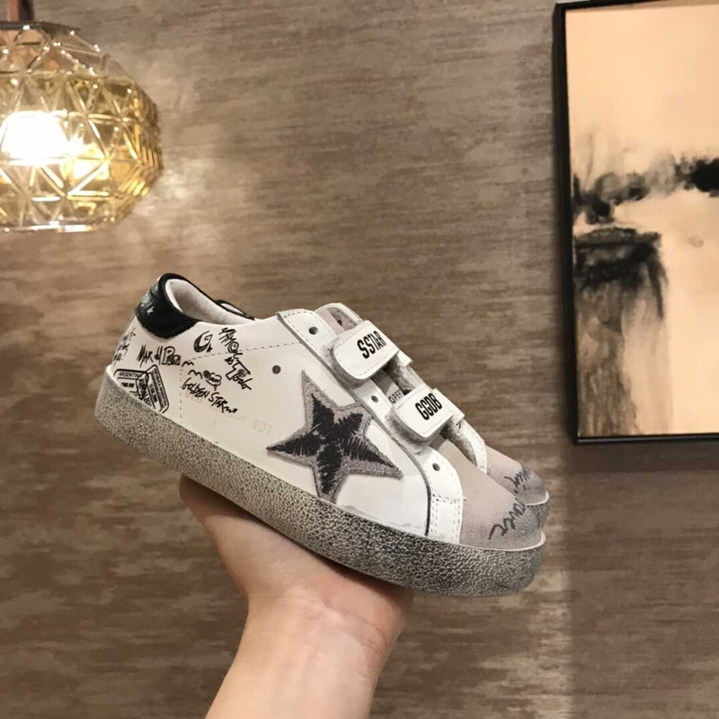 ggdb kids  S*per-star white sneakers
