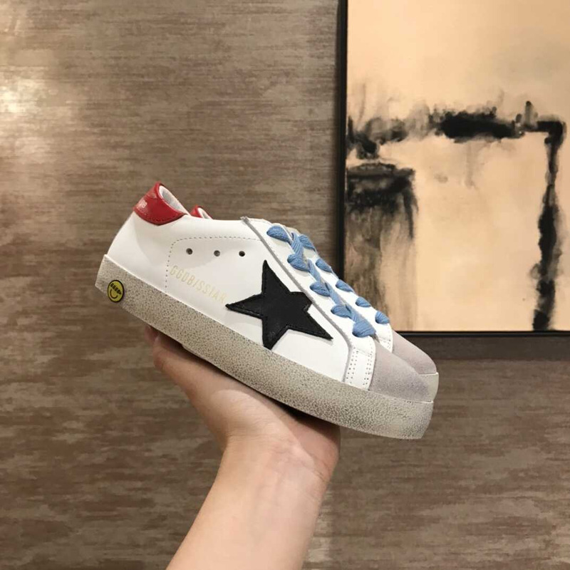 ggdb kids S*per-star white&black sneakers