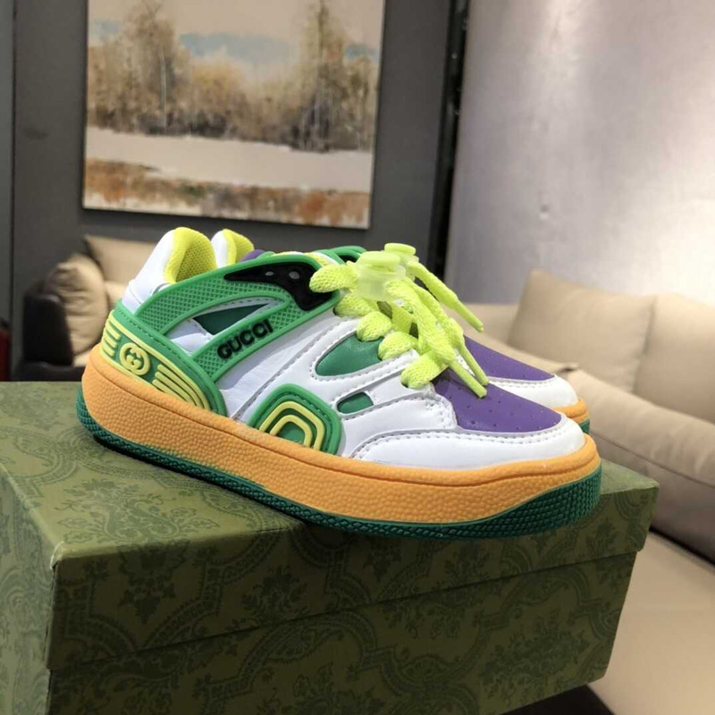 G*u*i kids shoes print multicolor sneakers