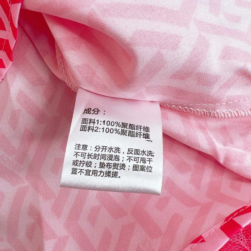 Versace Kids Lace Monogram Dress Pink