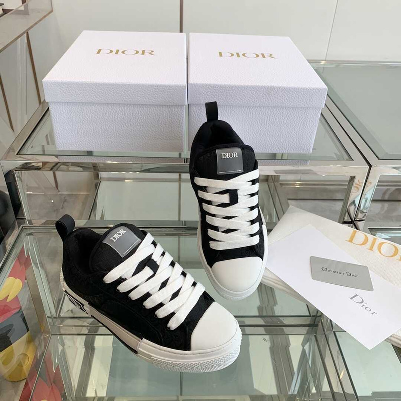 D*or b23 skater oblique jacquard sneaker black
