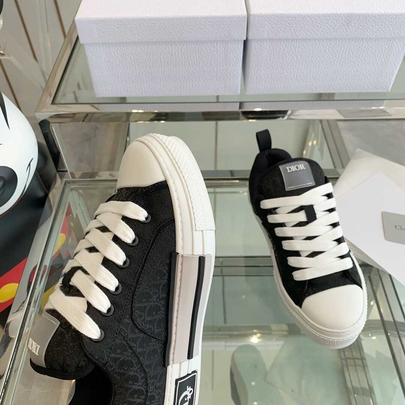 D*or b23 skater oblique jacquard sneaker black