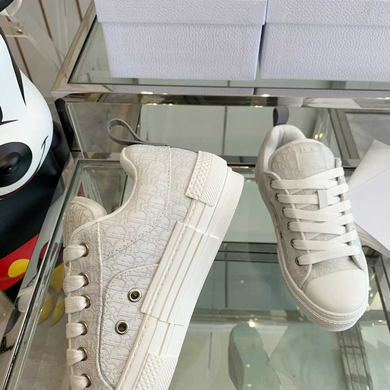 D*or b23 skater oblique jacquard sneaker white