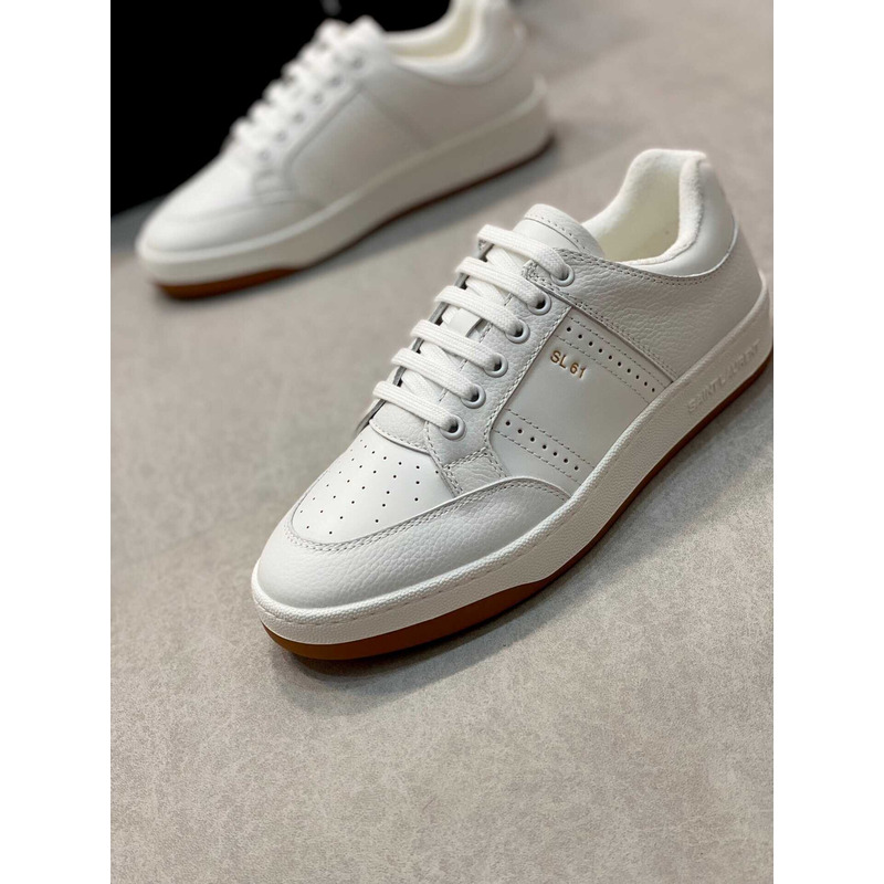 Saint Laurent White Sl 61 Sneakers