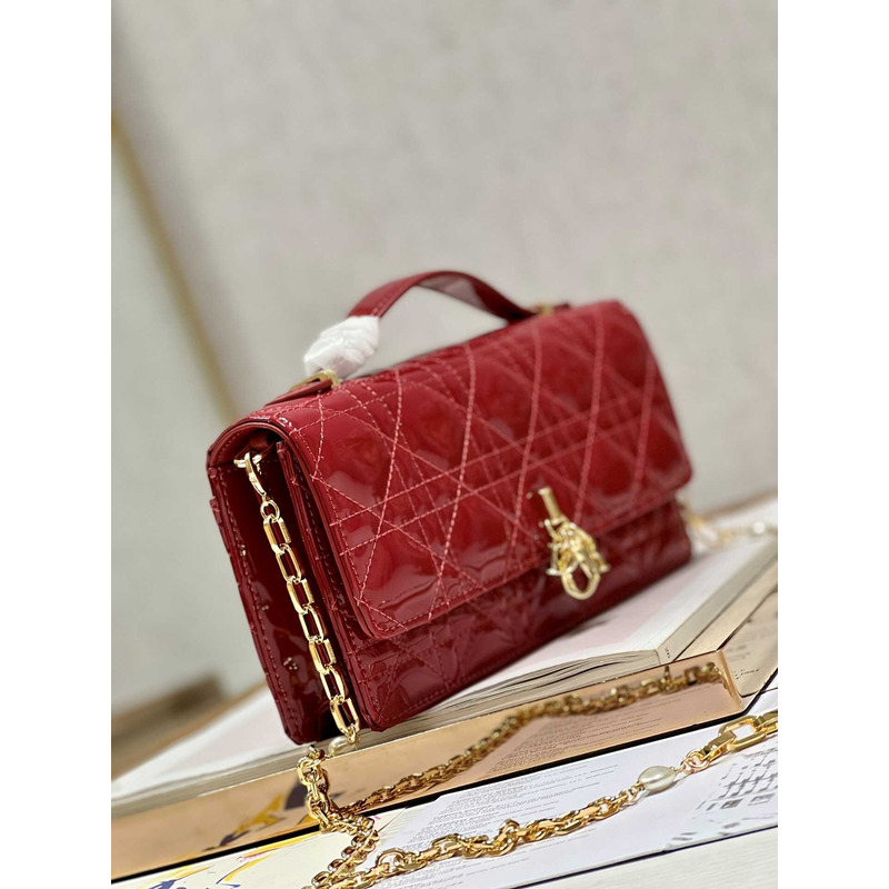 D*or mini miss D*or bag patent leather red