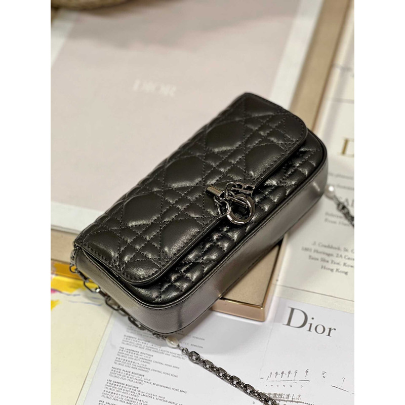 D*or black cannage lady bag