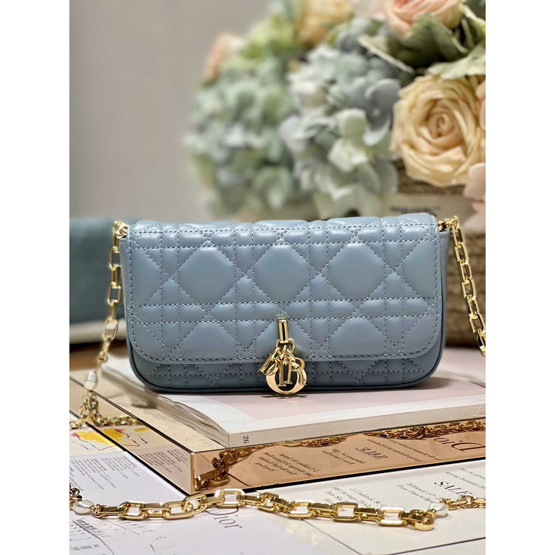 D*or blue cannage lady bag