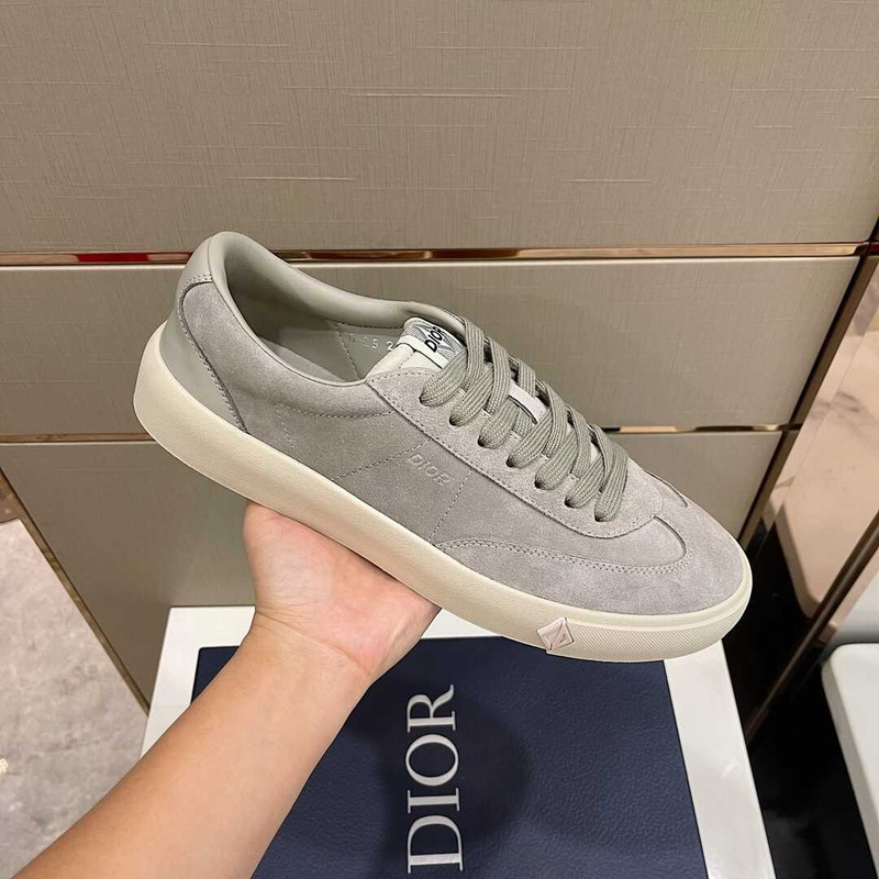 D*or b101 sneakers smooth calfskin nubuck gray