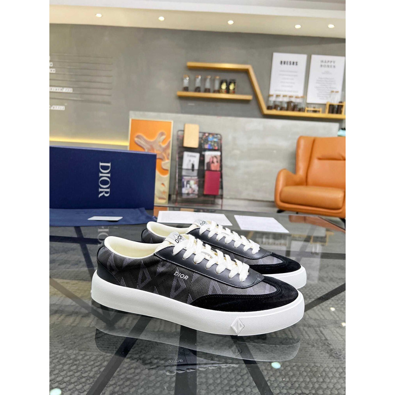 d*or b101 sneaker cd Di*m*nd canvas smooth calfskin nubuck black