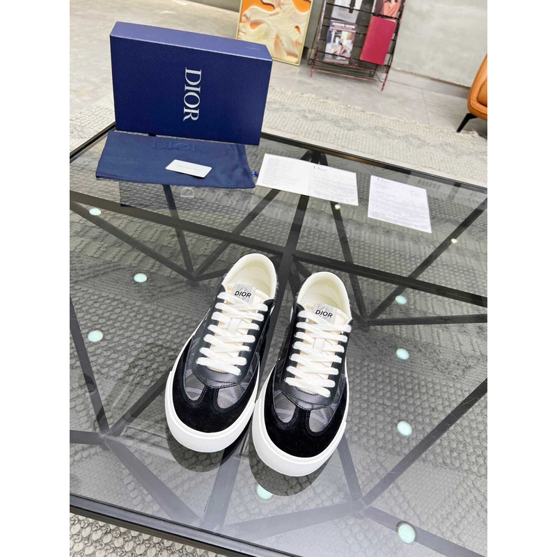 d*or b101 sneaker cd Di*m*nd canvas smooth calfskin nubuck black