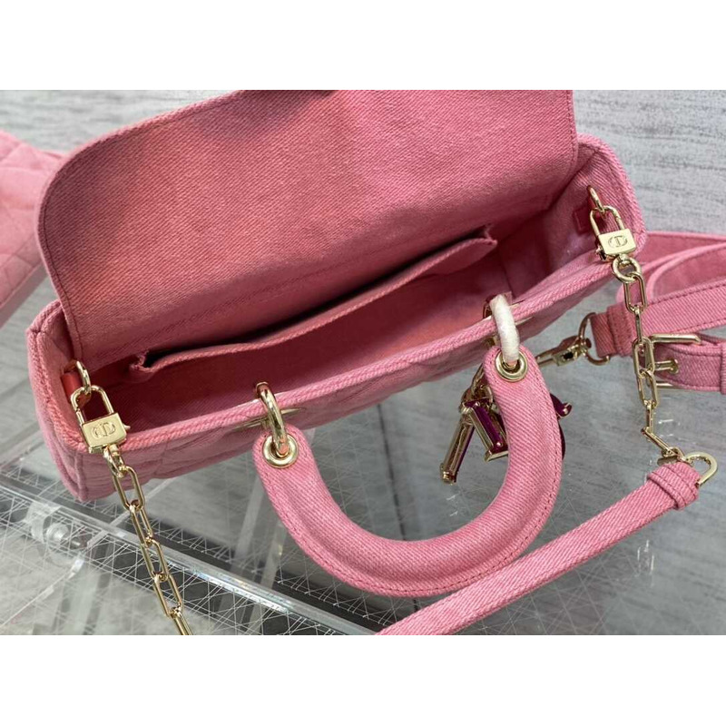 ch**an D*or lady d-joy bag pink