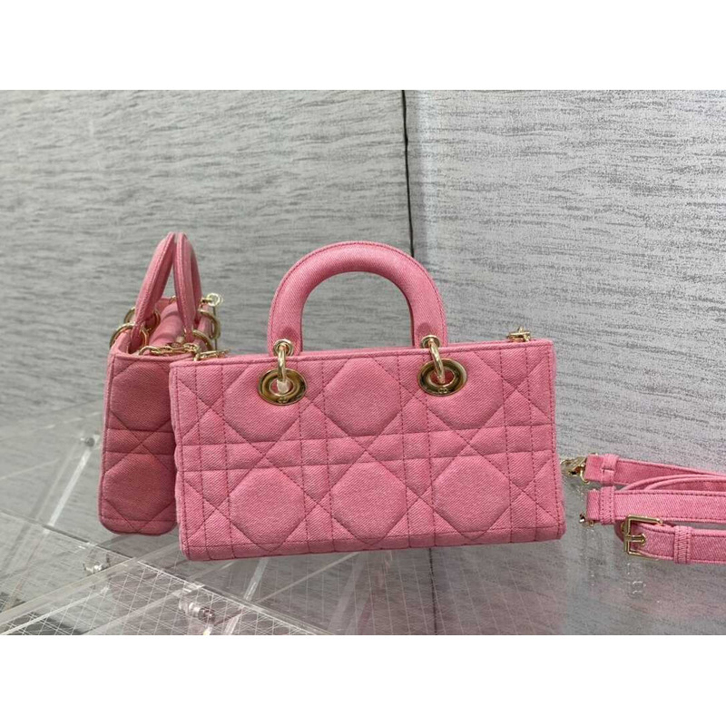 ch**an D*or lady d-joy bag pink